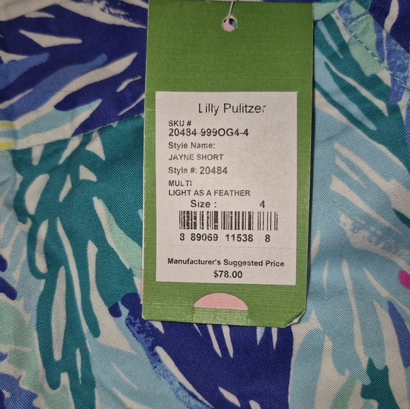 Lilly Pulitzer Jayne Shorts Sz.4 NWT - Picture 6 of 7